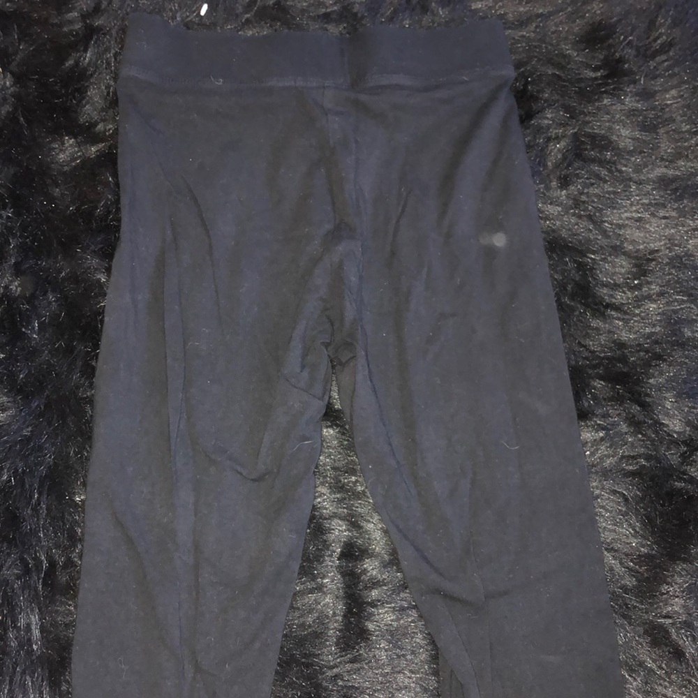 Black stretch leggings